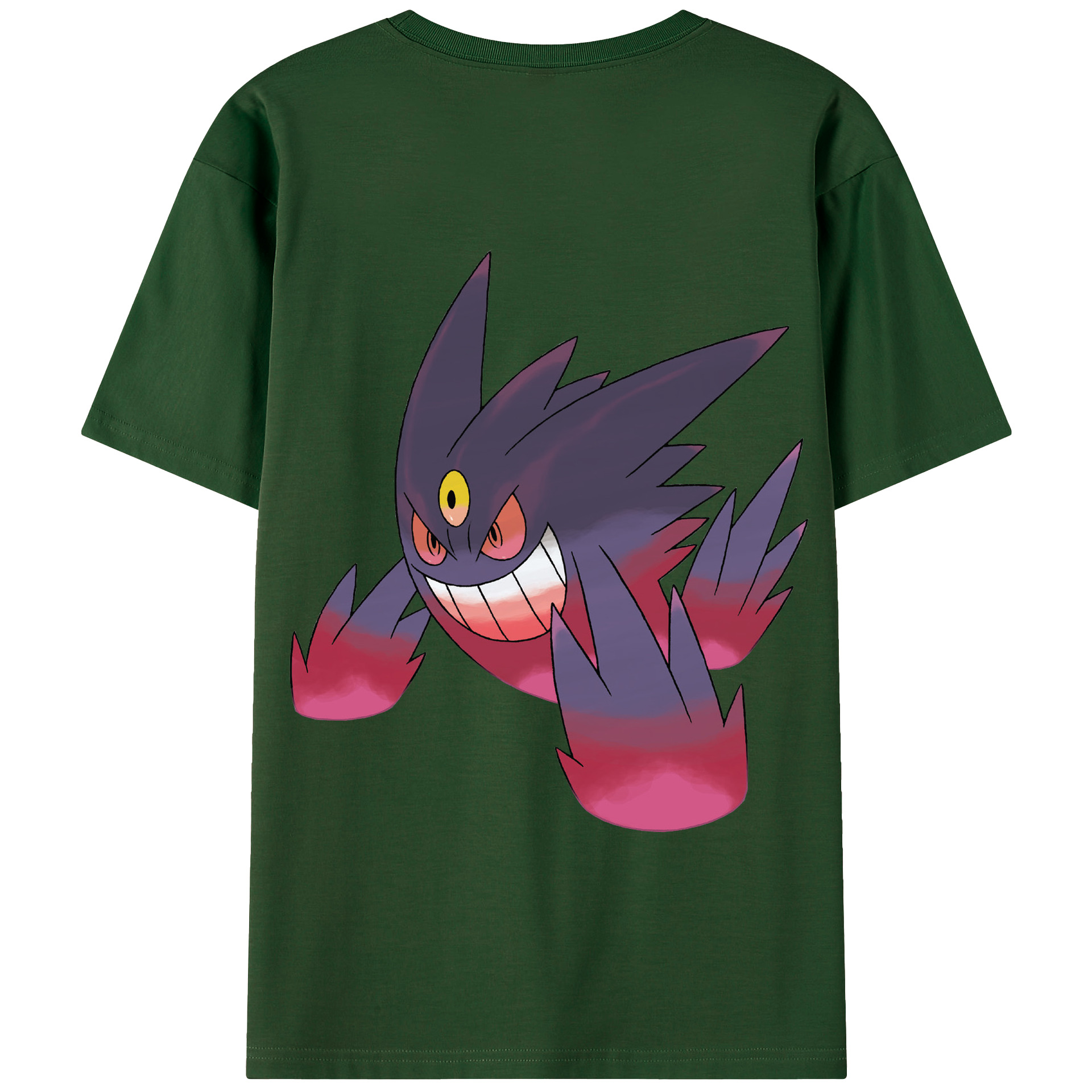 （画像用） ポケットモンスター Pokémon 綿100％半袖Tシャツ（背面プリント）
